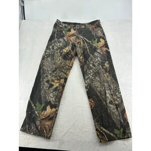 Cabelas Hunting Pants Mens 38 REG RealTree Camo Outdoor Workwear Brown